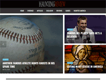 Tablet Screenshot of hauntingreview.com
